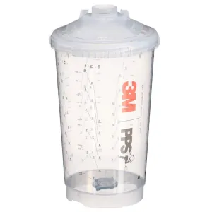 3M Spray Cups Kit 26264, Large (32.1 fl oz, 950 ml), 200 Micron Filter