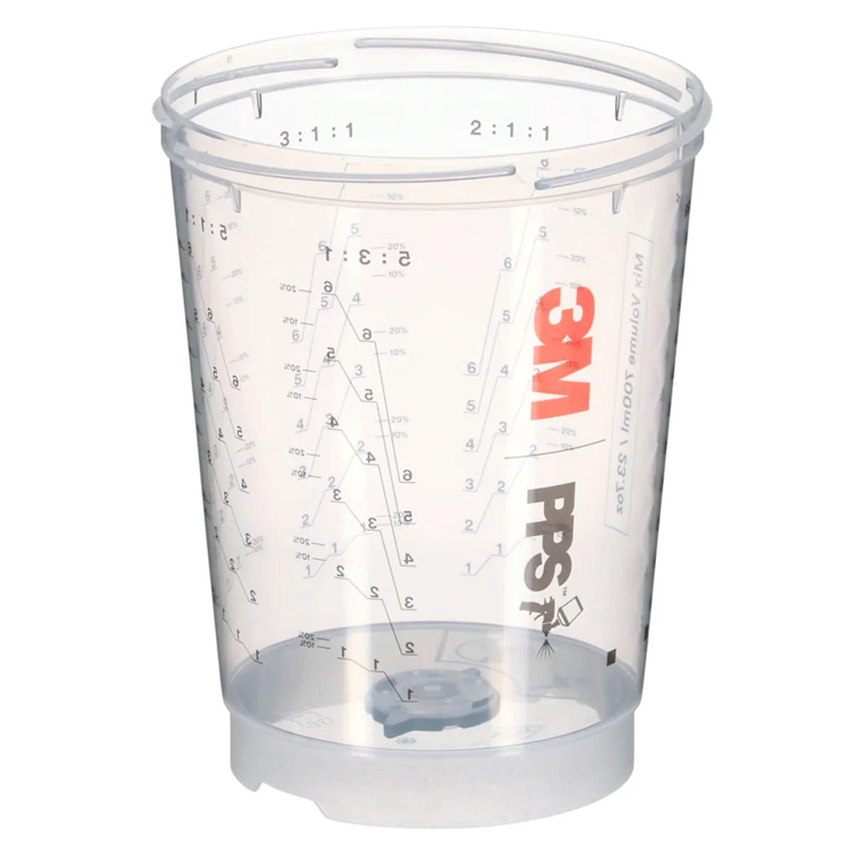 3M PPS Series 2.0 Vented Spray Cups (23.7 fl oz, 700 ml)