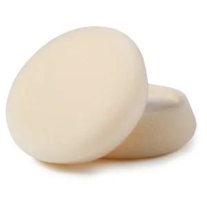 3M Perfect-It 30041 Single Sided Compounding Pad, 4 in Dia, Hook and Loop Attachment, Foam Pad, White
