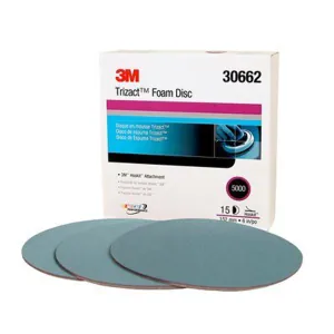 3M Trizact Hookit Foam Disc 6" P5000 (15/Pack)