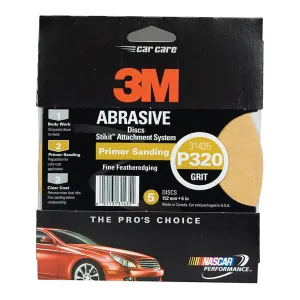 3M DISC ROLLS-GOLD STIKIT 6" P320