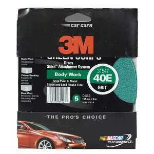 3M PRODUCTION DISCS-GREEN CORPS 6" 40E 5/PK 10PKS/CS