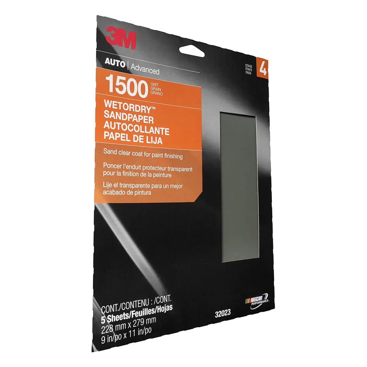3M PAPER SHEETS-9" X 11" MICRO FINE 1500 5/PK 10PK/CS