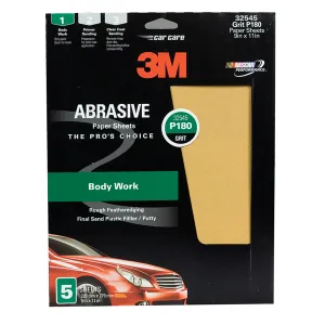 3M PAPER SHEETS-GOLD FRE-CUT 9"X 11" P180 5/PK 10/CS