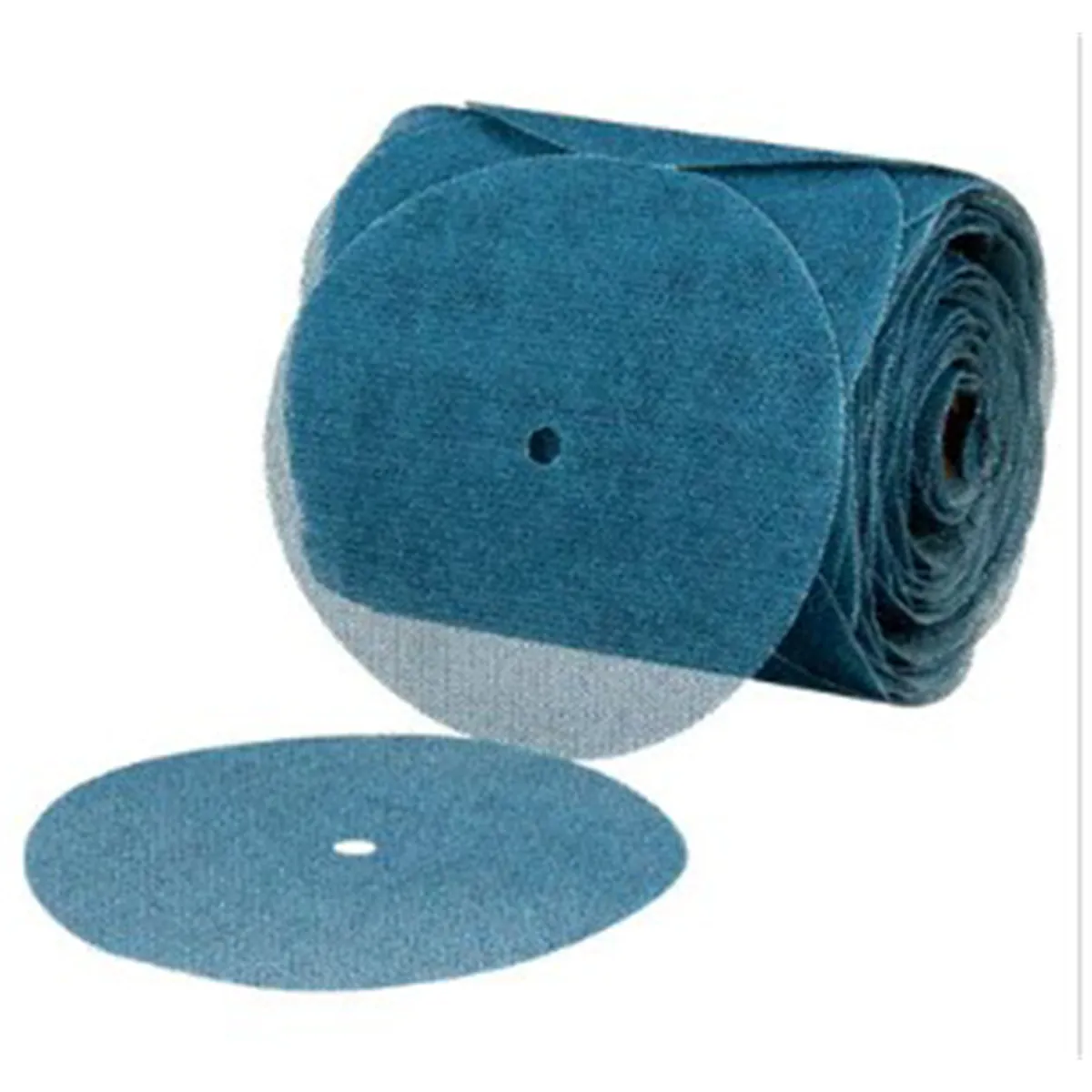 3M Blue Net Disc Roll 36420, 80, 6 in, 100 Discs/Roll, 8 Rolls/Case