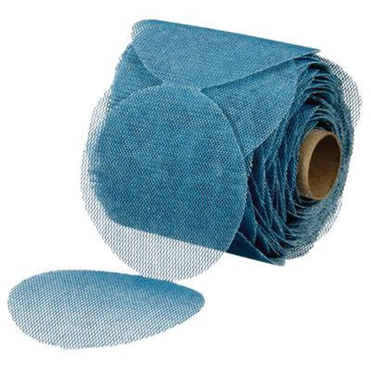 3M Cubitron II 36453 Disc, 6 in Dia, 220 Grit, Aluminum Oxide Abrasive, Blue, Hook and Loop Attachment