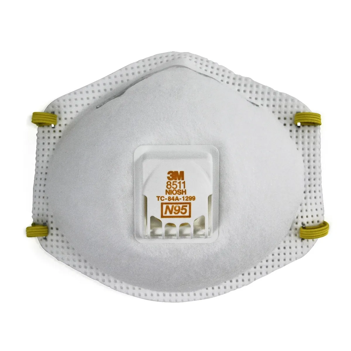 3M 54343 Molded Cup Particulate Respirator, Standard, N95 Filter Class, NIOSH Approved (Y/N): Yes