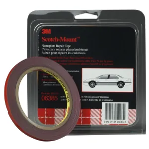 3M REPAIR TAPE NAMEPLATE SCOTCH .23"X 5YDS GRAY 1EA