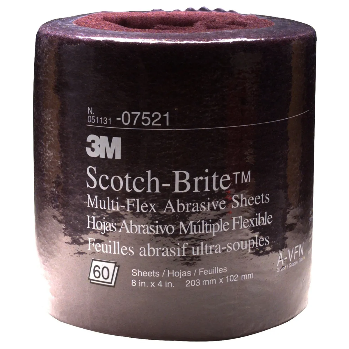 3M SHEET ROLLS ABRASIVE GENERAL PURPOSE MAROONPURPLE