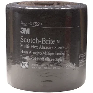 3M SCOTCH-BRITE ABRASIVE SHEETS UTRA-FI 60ROLL