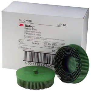 3M DISC ROLOC BRIS 50GR 3" 10/BOX GREEN