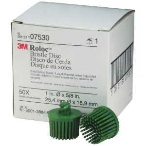 3M 1" 50-GRIT BRISTLE DISC 10/BX