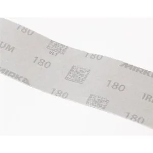 Mirka Abrasives Iridium 24-574-080 Semi-Open Coated Abrasive Roll, 2-3/4 in W x 60 ft L, 80 Grit, Aluminum Oxide/Ceramic
