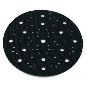 Mirka Abrasives 9166 Grip Faced Interface Pad, 6 in Dia x 3/8 in THK, Hook and Loop Attachment