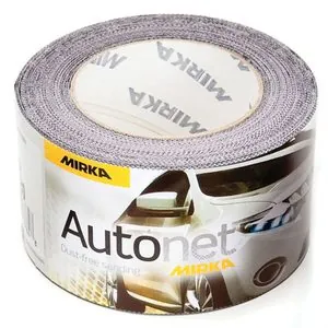 Mirka Abrasives Autonet AE570400 AE Series Closed Coated Grip-On Sanding Sheet Roll, 2-3/4 in W x 33 ft L, P400 Grit