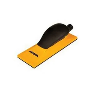 Mirka Abrasives MVHB38 Hand Sanding Block, 70 mm W x 198 mm L, Hook and Loop Attachment