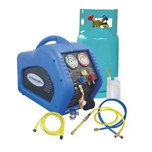 Complete A/C Recovery System with a 30 Lb DOT Tank