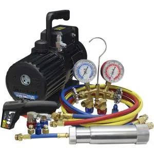 Dual R134A and R1234YF Evacuation and Charging Combo Kit