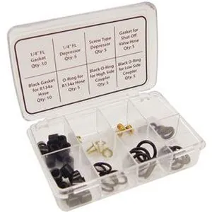 R12/R134a Charging Hose Replacement Parts Assortment