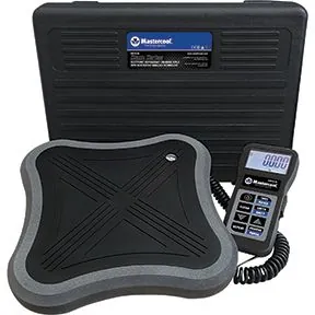 ACCU-CHARGE II PROGRAMMABLE REFRIGERANT SCALE W/ BLUETOOTH WIRELESS TECHNOLOGY