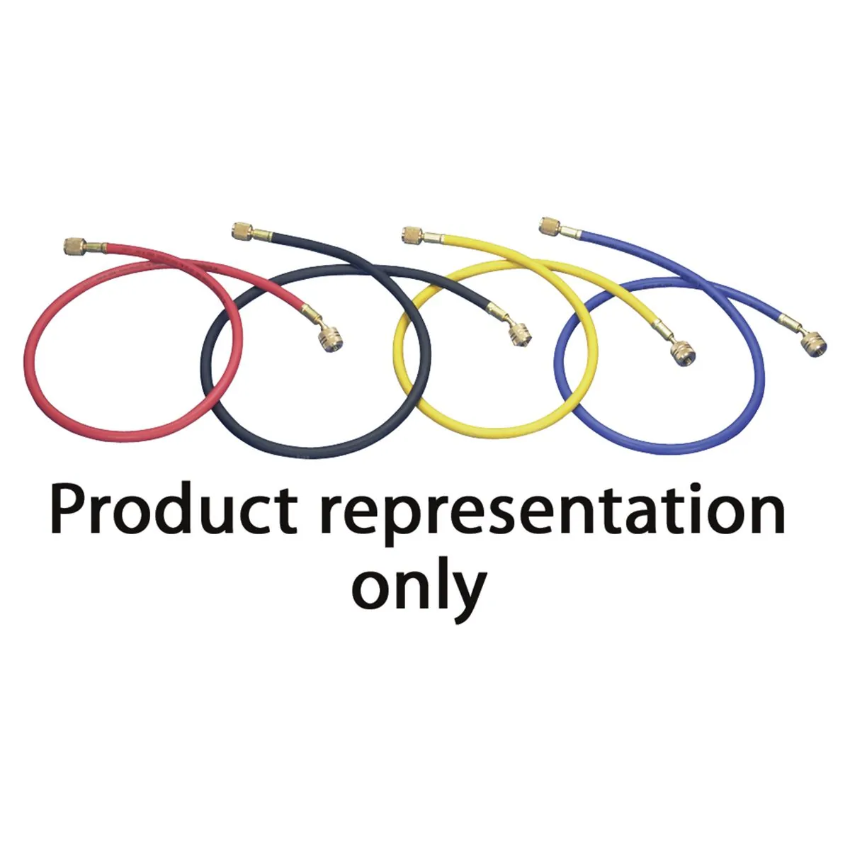 Mastercool HOSE 92 R12 RED W/QK SEAL END