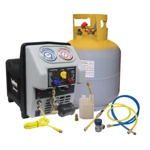 Mastercool Heavy duty recovery machine with 50lb DOT tank