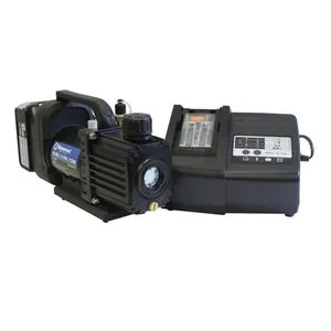 Mastercool Cordless 1.5 CFM 2 stage vacuum pump complete kit