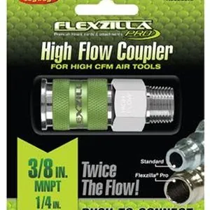 High Flow Coupler 1/4" Body