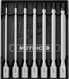 7 Piece 3/8" Drive Metric Long