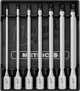 7 Piece 3/8" Drive Metric Long