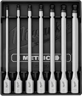 7 Piece 3/8" Drive Metric Long
