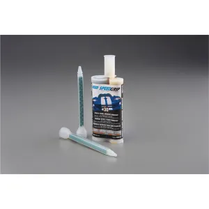 Norton Speed Grip 06418 2-Part Panel Bonding Adhesive, 220 mL Cartridge, Tan, Liquid