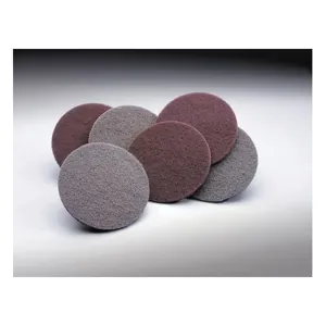 Norton Bear-Tex 34770 Thin-Flexible Disc, 320/400 Grit, Very Fine Grade, Maroon