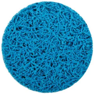 Norton Rapid Blend 34783 Quick Change Flap Disc, 3 in Dia, 120 Grit, Blue