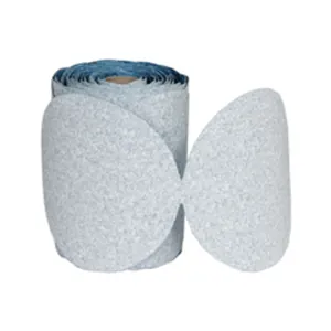 Norton Dryice 40508 A975 Series Non-Vacuum Sanding Disc Roll, 6 in, P180 Grit, Ceramic Alumina, PSA Attachment