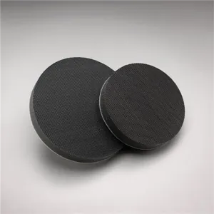 Norton DryIce 42089 Interface Pad, 6 in Dia x 1/2 in THK, Hook and Loop Attachment