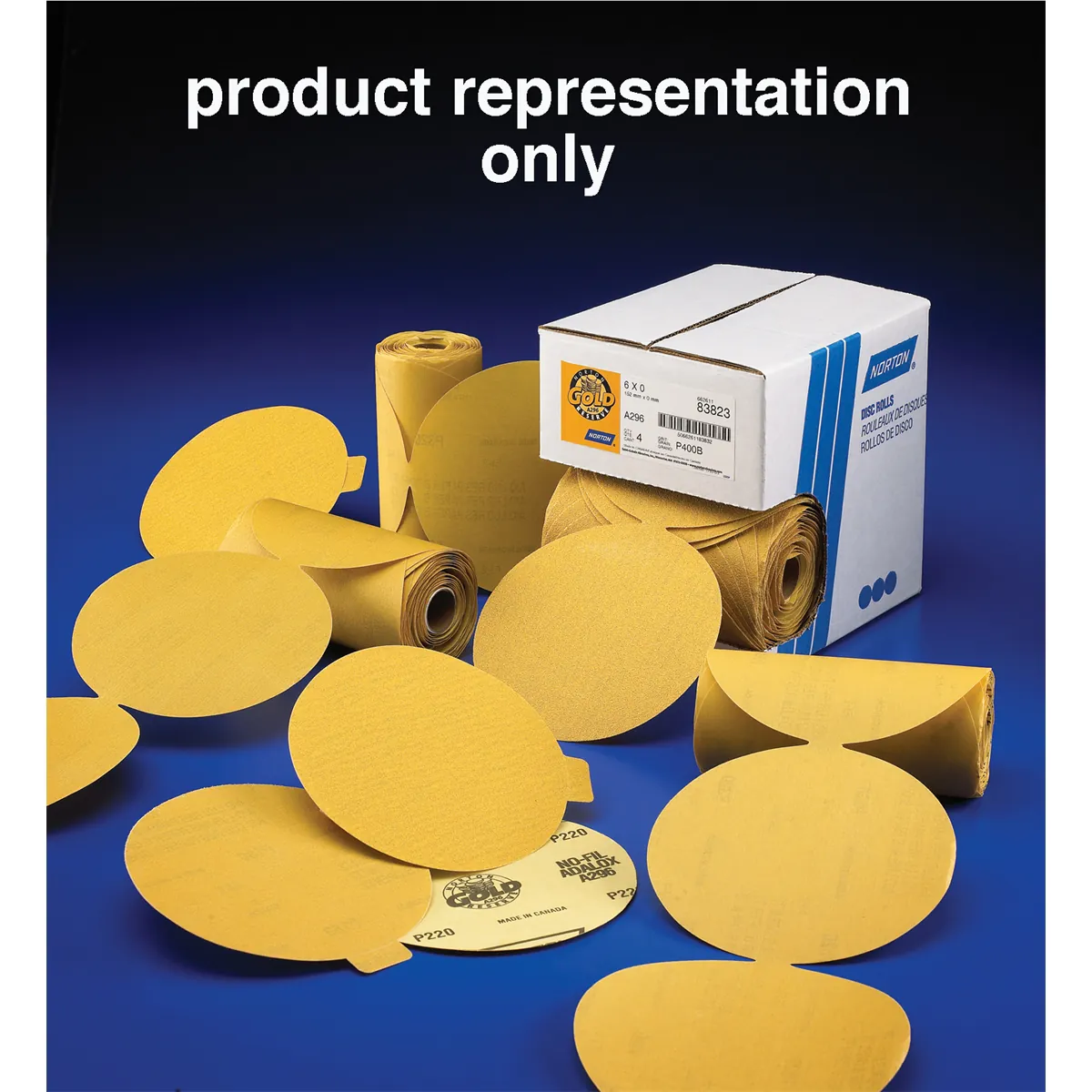 Norton Abrasives P400B Gold Reserve Tab Disc