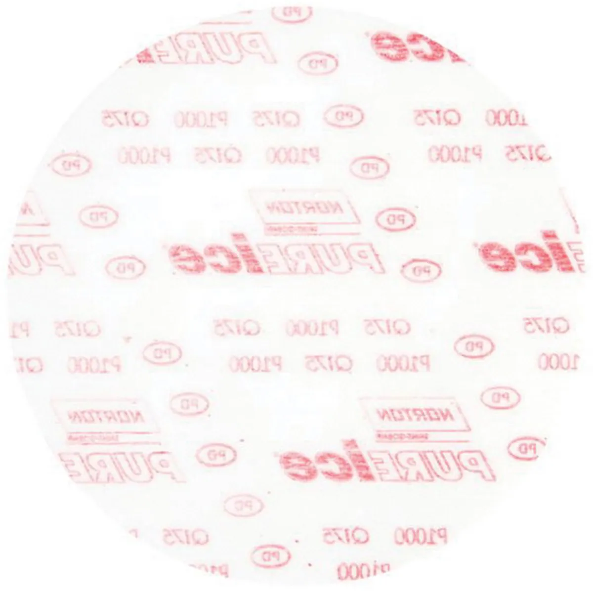 Norton Pure Ice 88702 Q175 Series Non-Vacuum NorGrip Sanding Disc, 3 in, P1000 Grit, Aluminum Oxide