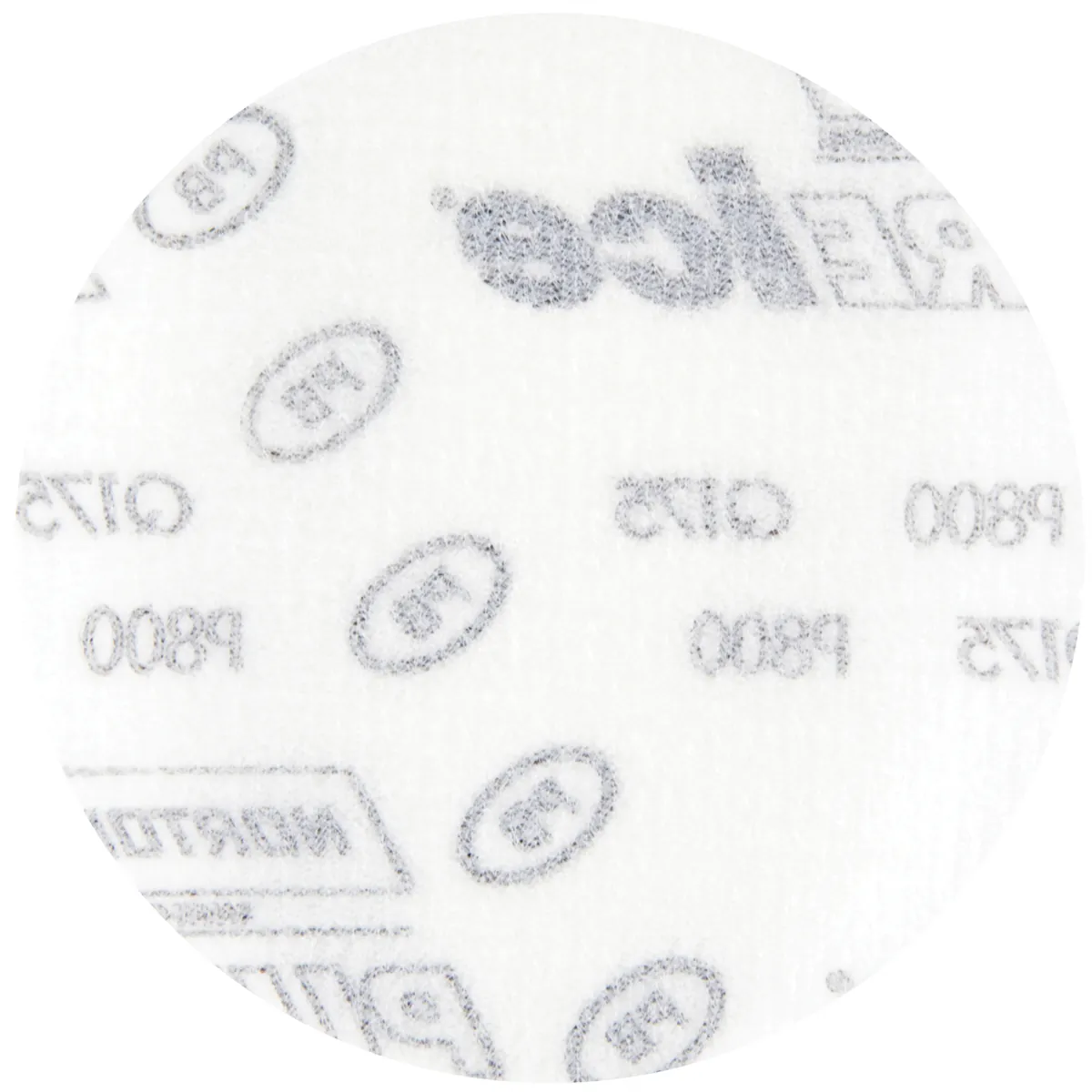 Norton Pure Ice 88716 Q175 Series Non-Vacuum Sanding Disc, 6 in, P1500 Grit, Aluminum Oxide