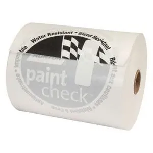 6" x 750" Corona-Treated Polycoated White "Paint Check" Masking Paper