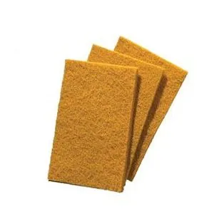 Bear-Tex Non-Woven Clear Blend Prep 6" x 9" Scuff Pad, Gold