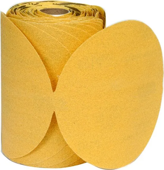 ABRASIVE DISC 5IN ROLL GOLD RESERVE 120G 100PK