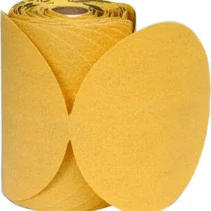 ABRASIVE DISC 5IN ROLL GOLD RESERVE 180G 100PK