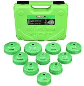10 Piece Oil Filter Cap Wrench