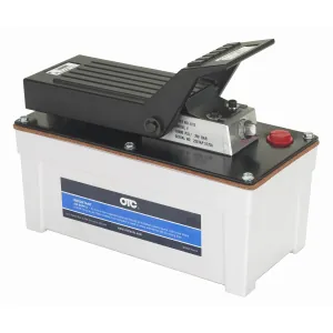 OTC Hand/Foot Operated 10000 PSI Air/Hydraulic Pump in Metal Reservoir