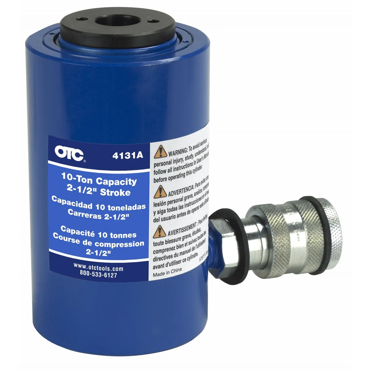 OTC 10-Ton Hollow-Center 2-1/2" Cylindeer
