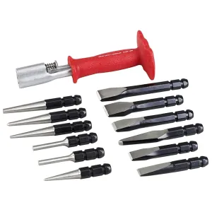 OTC QUICK CHANGE PUNCH AND CHISEL 12PC