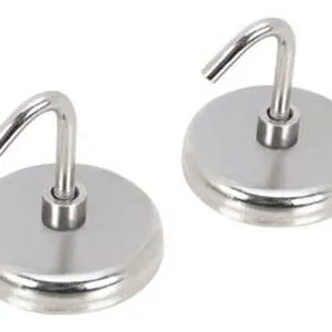 2 Piece 1-1/2" Magnetic Hook