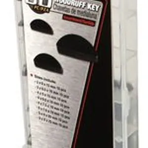 80 Piece Metric Woodruff Key
