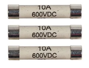 Fuse 10 amp/600 VDC 3 pack